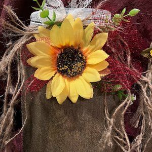 WOODEN MASON JAR DECORATION